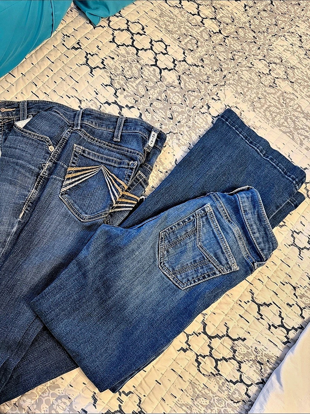 Ariat R.E.A.L. Denim Bootcut Jeans Blue Waist 27R